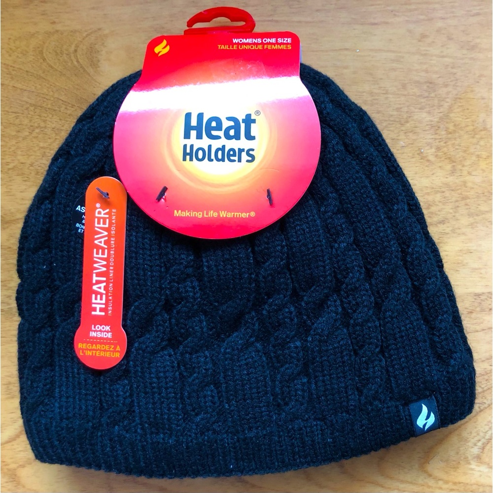 New Heat Holders Thermal Hat. Black.